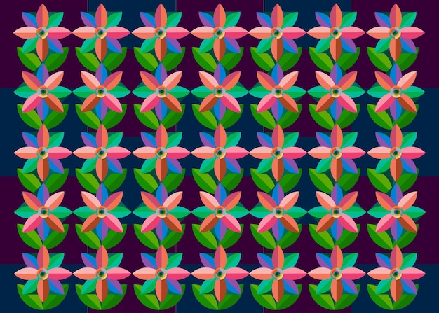 haftowany motyw geometryczny